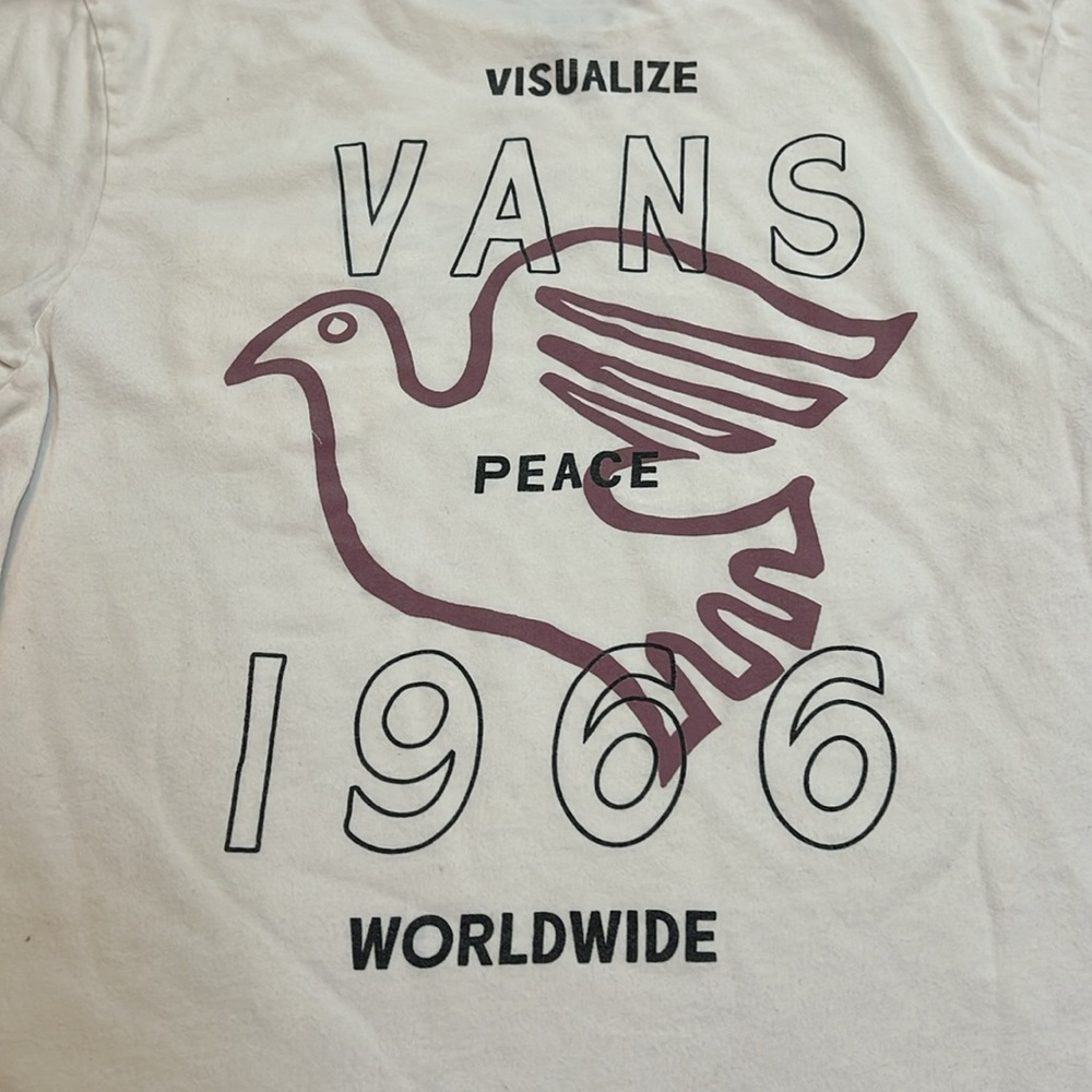 Vans Graphic Pocket TShirt Slim Fit Size Medium